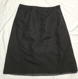 Hazan Women's Size 10 black knee length business skirt #C23